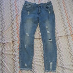 KanCan distressed skinny jeans